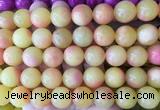 LSBS606 15 inches 16mm round malaysian jade gemstone beads wholesale