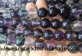 LSBS61 15 inches 16mm round fluorite gemstone beads wholesale