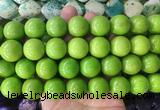 LSBS650 15 inches 18mm round howlite turquoise gemstone beads wholesale
