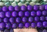 LSBS651 15 inches 18mm round howlite turquoise gemstone beads wholesale