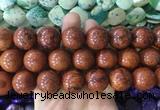 LSBS660 15 inches 20mm round howlite turquoise gemstone beads wholesale
