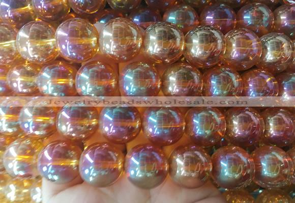 LSBS678 15 inches 18mm round synthetic crystal gemstone beads wholesale