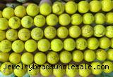 LSBS727 15 inches 14mm round howlite turquoise gemstone beads wholesale