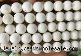 LSBS743 15 inches 16mm round howlite turquoise gemstone beads wholesale