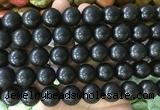 LSBS757 15 inches 16mm round howlite turquoise gemstone beads wholesale