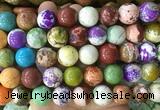 LSBS758 15 inches 16mm round howlite turquoise gemstone beads wholesale