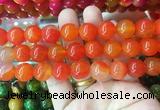 LSBS782 15 inches 14mm round agate gemstone beads wholesale