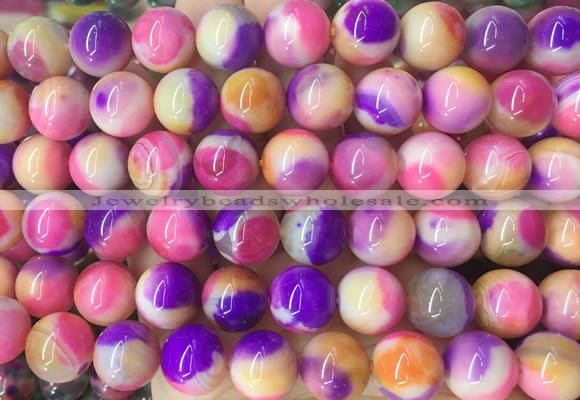 LSBS803 15 inches 14mm round agate gemstone beads wholesale