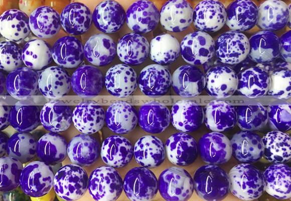 LSBS808 15 inches 14mm round agate gemstone beads wholesale