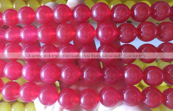 LSBS812 15 inches 14mm round candy jade gemstone beads wholesale