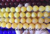 LSBS817 15 inches 14mm round candy jade gemstone beads wholesale