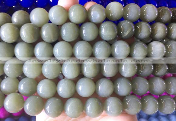 LSBS828 15 inches 14mm round candy jade gemstone beads wholesale
