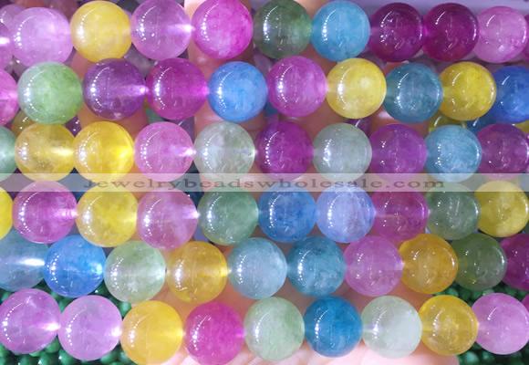 LSBS840 15 inches 14mm round candy jade gemstone beads wholesale