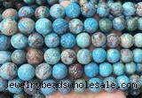 LSBS845 15 inches 14mm round patterned agate gemstone beads wholesale