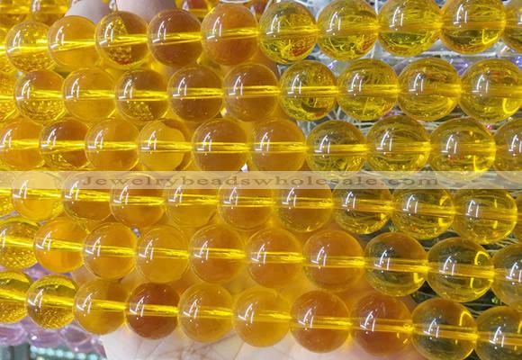 LSBS852 15 inches 14mm round synthetic crystal gemstone beads wholesale