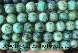 LSBS917 15 inches 16mm round african turquoise gemstone beads wholesale