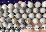 LSBS940 15 inches 16mm faceted round Labradorite gemstone beads wholesale