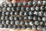 LSBS956 15 inches 14mm faceted round black labradorite gemstone beads wholesale
