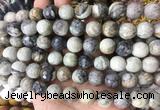LSBS961 15 inches 14mm faceted round picasso jasper gemstone beads wholesale