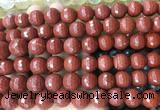 LSBS970 15 inches 14mm faceted round red jasper gemstone beads wholesale