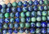 LSBS972 15 inches 14mm faceted round chrysocolla gemstone beads wholesale