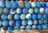LSBS980 15 inches 16mm round banded agate gemstone beads wholesale