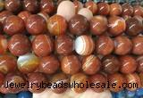 LSBS981 15 inches 18mm round banded agate gemstone beads wholesale