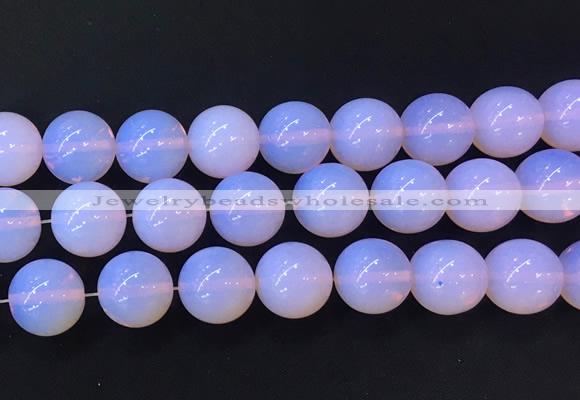 LSBS989 15 inches 18mm round pink opalite gemstone beads wholesale