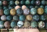 LSBS995 15 inches 20mm round india agate gemstone beads wholesale