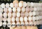 MEBS02 15 inches 8*12mm pumpkin rose quartz beads wholesale
