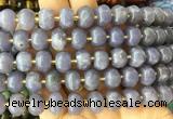 MEBS08 15 inches 8*12mm pumpkin lepidolite beads wholesale