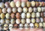 MEBS29 15 inches 8*12mm pumpkin yellow crazy lace agate beads wholesale