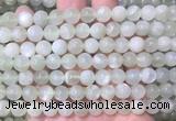 MSBS32 15 inches 8mm round green moonstone gemstone beads wholesale