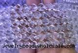 NCBS10 15 inches 8mm carved S shape white crystal beads wholesale