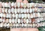 NGBS210 15 inches 8*12mm - 10*14mm faceted nuggets sunstone beads