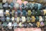 NGBS225 15 inches 10*14mm - 12*16mm faceted nuggets ocean jasper beads