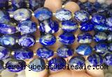NGBS245 15 inches 8*12mm - 12*16mm faceted nuggets Lapis lazuli beads