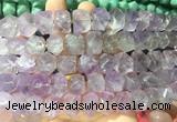 NGBS262 15 inches 10*14mm - 12*16mm faceted nuggets lavender amethyst gemstone beads