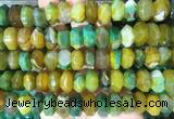 NGBS299 15 inches 8*14mm - 10*16mm faceted nuggets agate beads wholesale