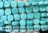 NGBS320 15 inches 14*16mm nuggets amazonite gemstone beads wholesale