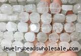 NGBS321 15 inches 14*16mm nuggets white crystal gemstone beads wholesale