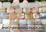 NGBS345 15 inches 12*16mm - 13*18mm nuggets sakura agate beads wholesale