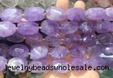 NGBS353 15 inches 13*18mm - 18*25mm nuggets lavender amethyst beads wholesale