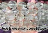 NGBS356 15 inches 13*18mm - 15*20mm faceted nuggets green crystal beads wholesale