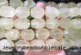 NGBS361 15 inches 13*18mm - 15*20mm faceted nuggets lemon quartz beads wholesale