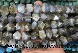 NGBS370 15 inches 13*18mm - 15*20mm faceted nuggets labradorite beads wholesale