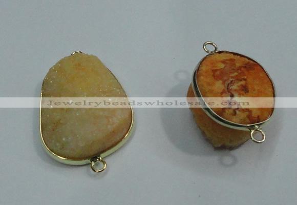 NGP1052 20*30mm - 25*35mm freeform druzy agate beads pendant