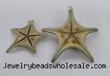 NGP2761 50*55mm - 75*85mm starfish pendants wholesale