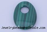 NGP734 20*30mm oval natural malachite gemstone pendant wholesale