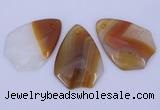 NGP918 5PCS 36*48mm agate druzy geode gemstone pendants